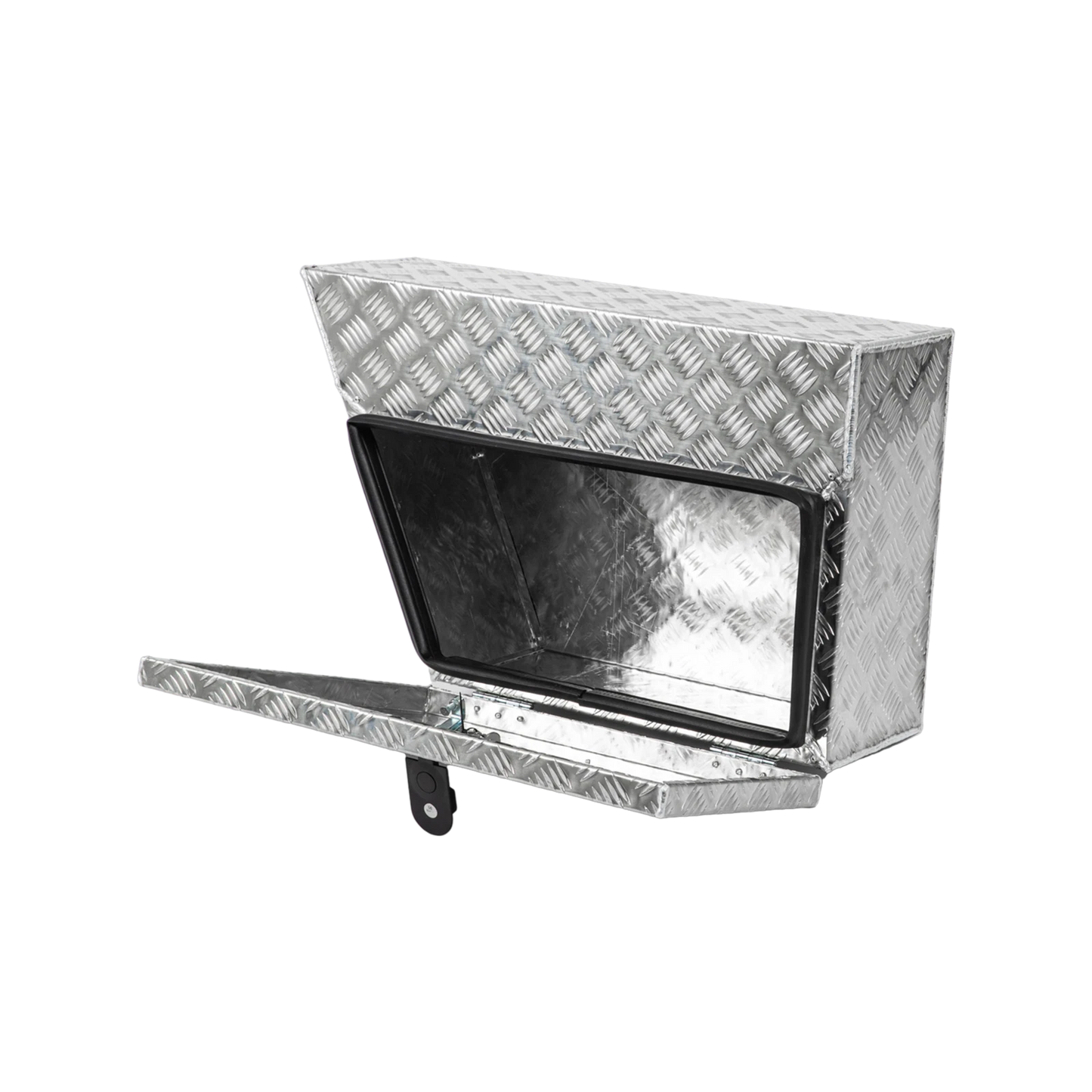 Rhino Aluminium Checkerplate Undertray Toolbox 700x430x250mm Left Hand, Lockable, Made in Australia