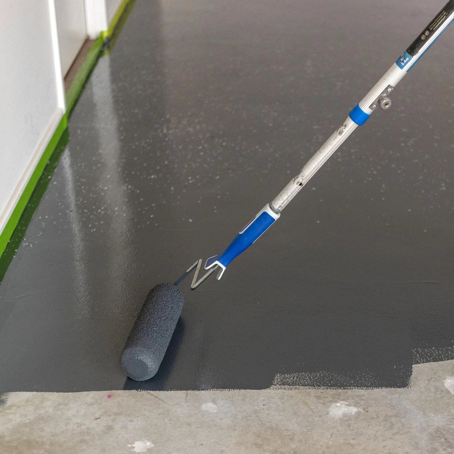 Dy-Mark 4L Titanium Grey Water-Based Epoxy Garage Floor Kit - Low Odour, Heavy Traffic Resistant