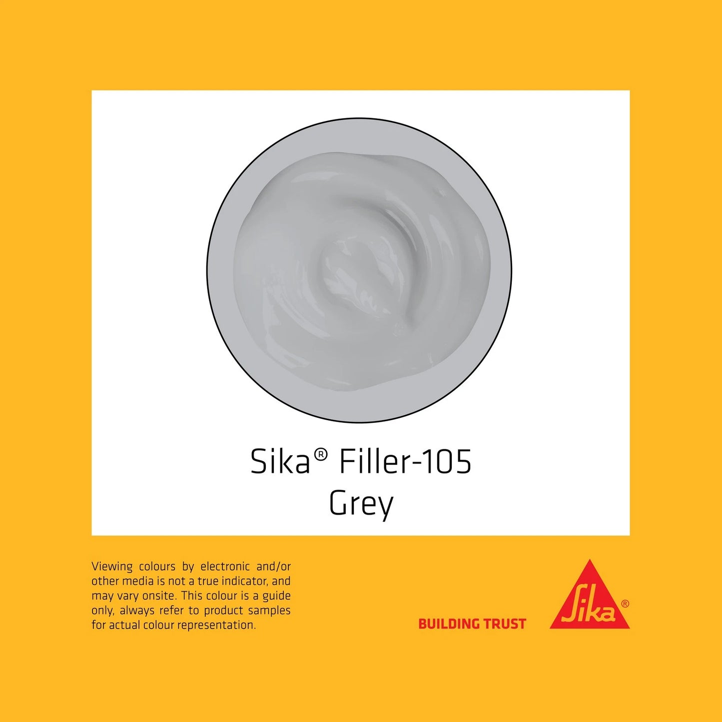Sika 400ml Grey Filler-105 Quick-Drying Wide Crack Filler for Internal Use