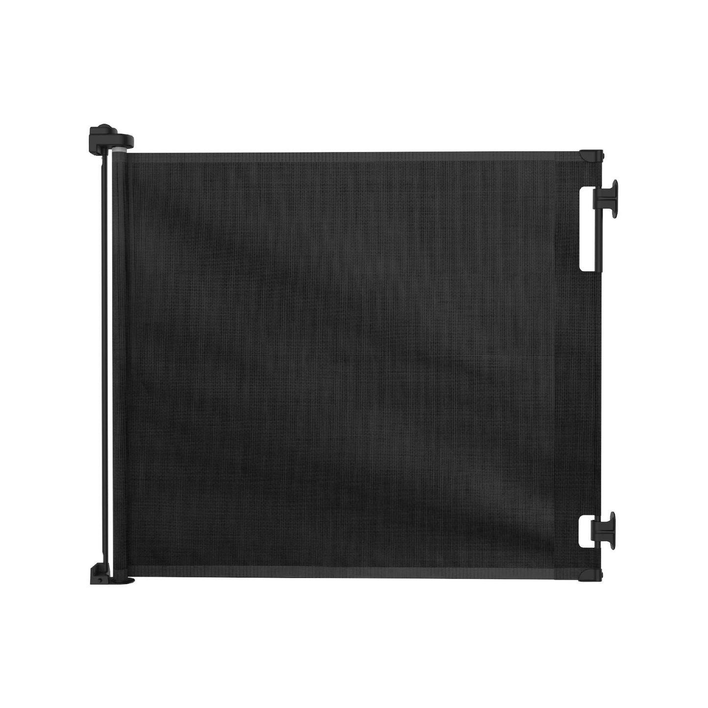 Perma Child Safety Black Retractable Baby Gate, Extra Wide & Tall, Indoor/Outdoor Use