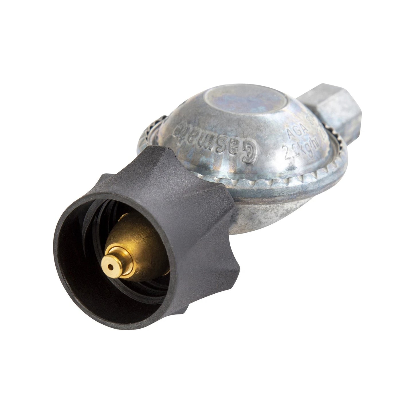 Gasmate 2.75 kPa Pressure Regulator LCC27 to 3/8" BSPT for BBQ & Camping