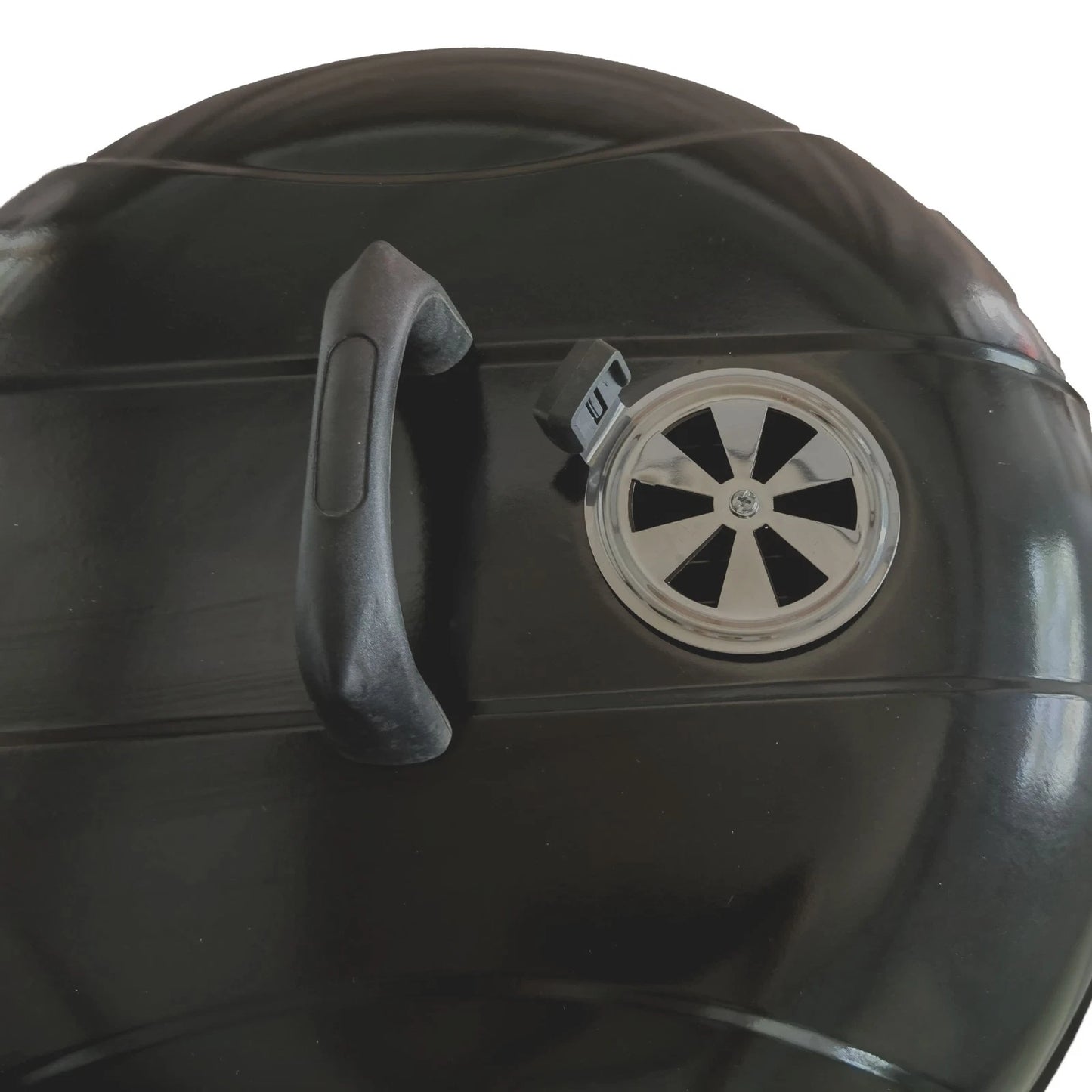 Jumbuck Kettle BBQ 57cm Enamel Coated, Portable with Wheels, Charcoal Grill