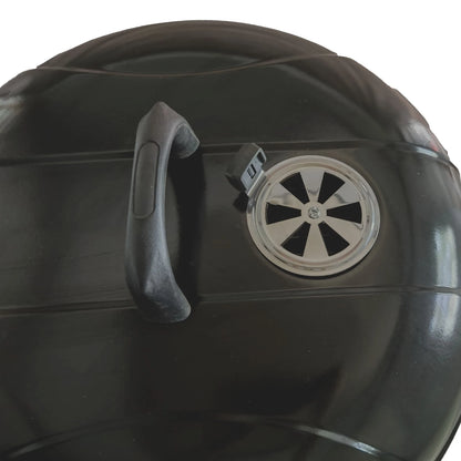 Jumbuck Kettle BBQ 57cm Enamel Coated, Portable with Wheels, Charcoal Grill