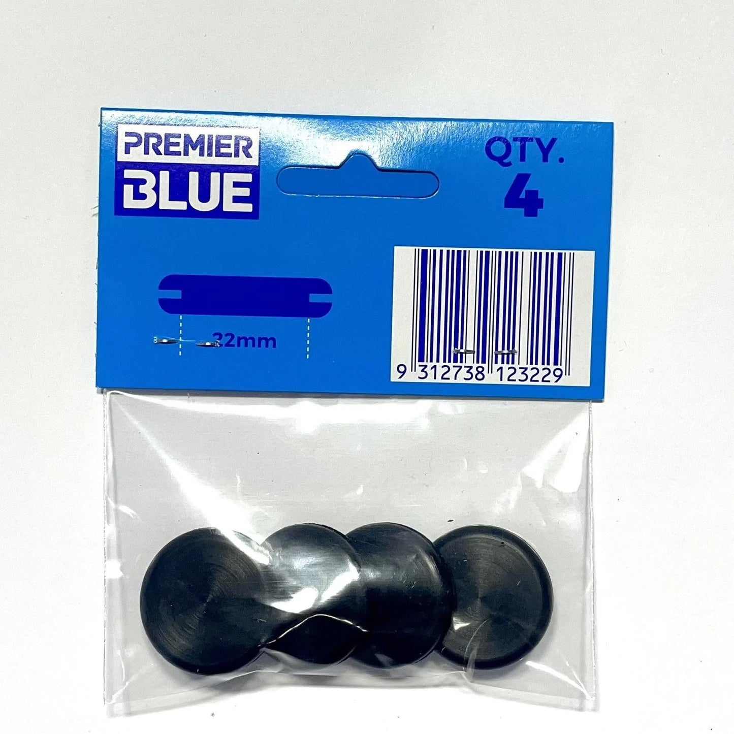Premier Blue 22mm Nitrile Rubber Blanking Grommet - Durable, Easy Install, 100°C Temp Range