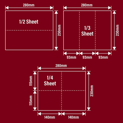 Rocket Timber Sanding Sheets 8 Piece - Versatile for Wood, Plaster, Painted & Lacquered Surfaces