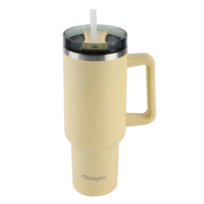 Marquee Yellow 1.2L Tumbler with Handle, Spill-Proof Lid, Double Wall Insulation