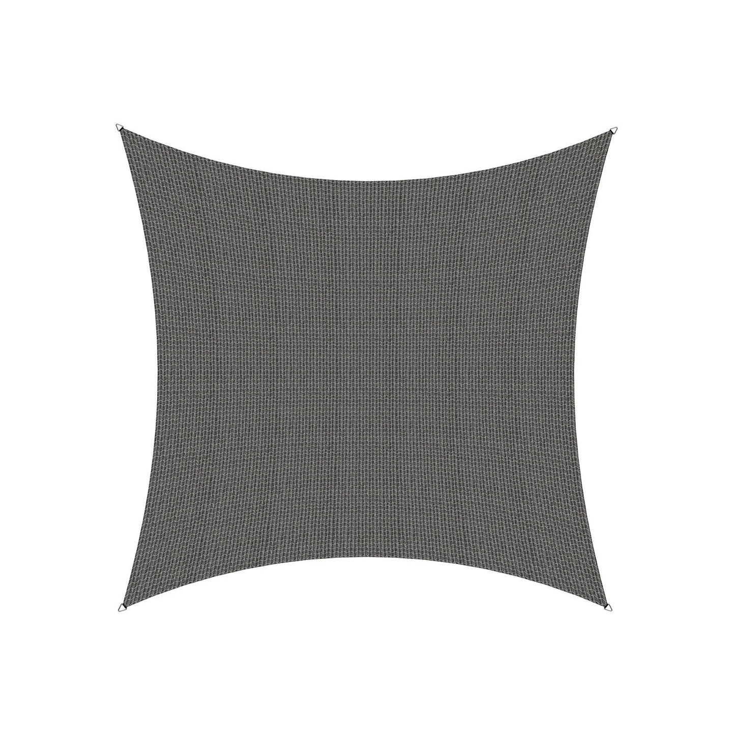 Coolaroo Square Shade Sail 5.4x5.4m Cobblestone, UV Protection, Cancer Council Endorsed