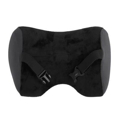 All Set Memory Foam Neck Pillow - Ergonomic Support, Velvet Cover, Easy Install, Travel Essential