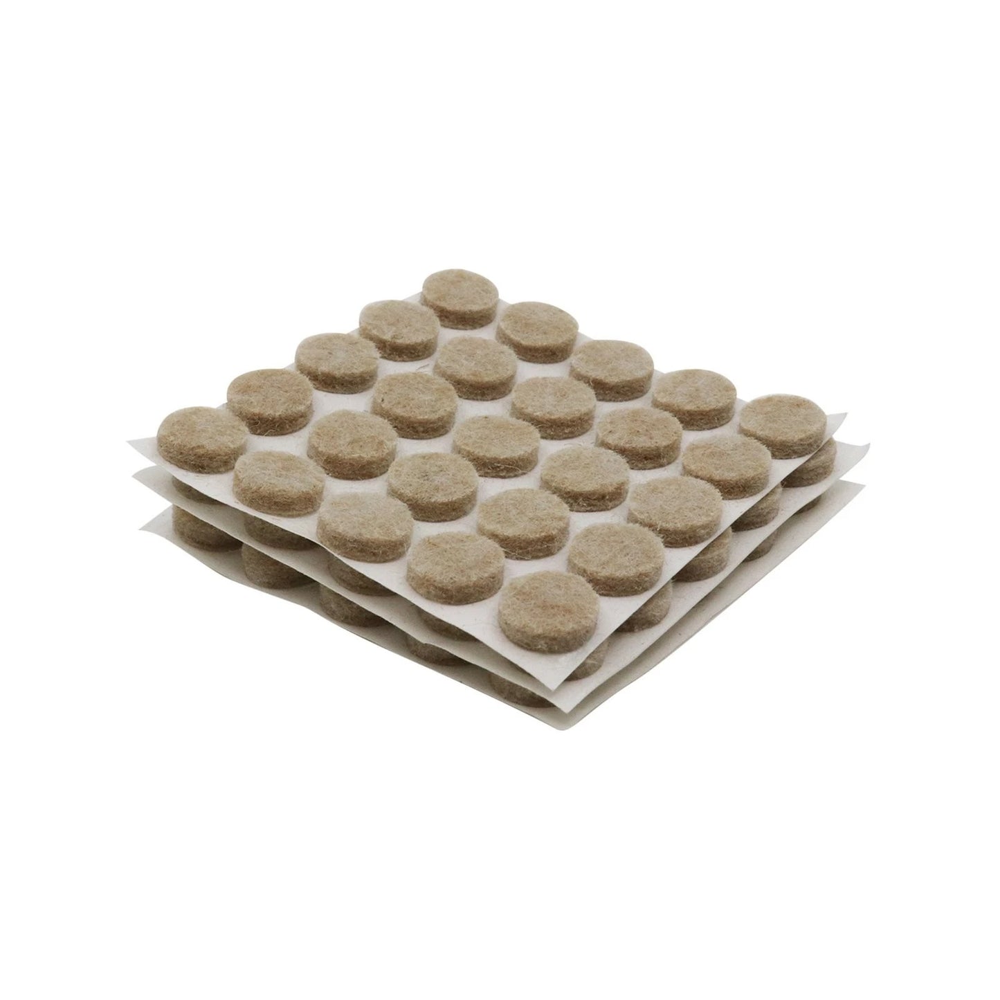 Surface Gard 10mm Beige Round Felt Pads, 75pcs - Noise Reduction & Surface Protection