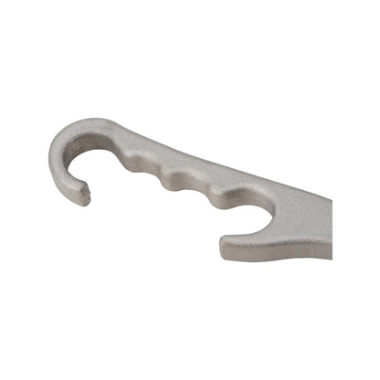 Jumbuck Cast Aluminium Pizza Pan Grippers with Anti-Slip Grip, Spring-Loaded Handle, Silver