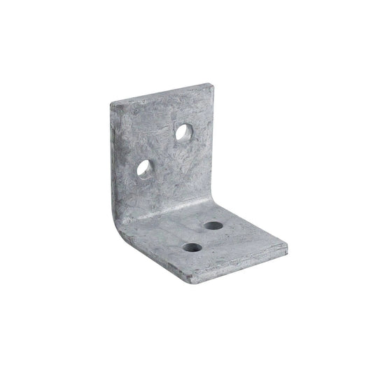 Carinya Galvanised Steel Reinforcing Angle Bracket 50x50x40x5mm for Indoor/Outdoor Use