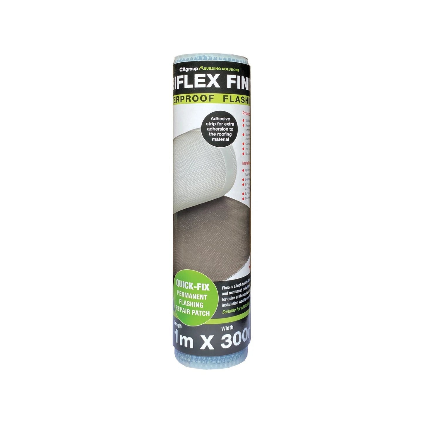CAgroup 300mm x 1m Black Lead-Free Ubiflex Finio Flashing, Eco-Friendly, UV Resistant