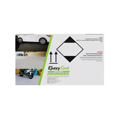 Dy-Mark 4L Titanium Grey Water-Based Epoxy Garage Floor Kit - Low Odour, Heavy Traffic Resistant