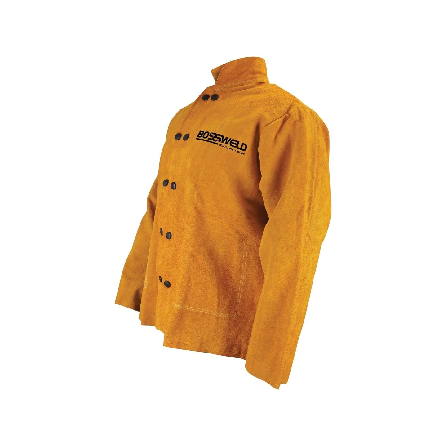 Bossweld Large Leather Welders Jacket with Kevlar Stitching and Internal Pocket