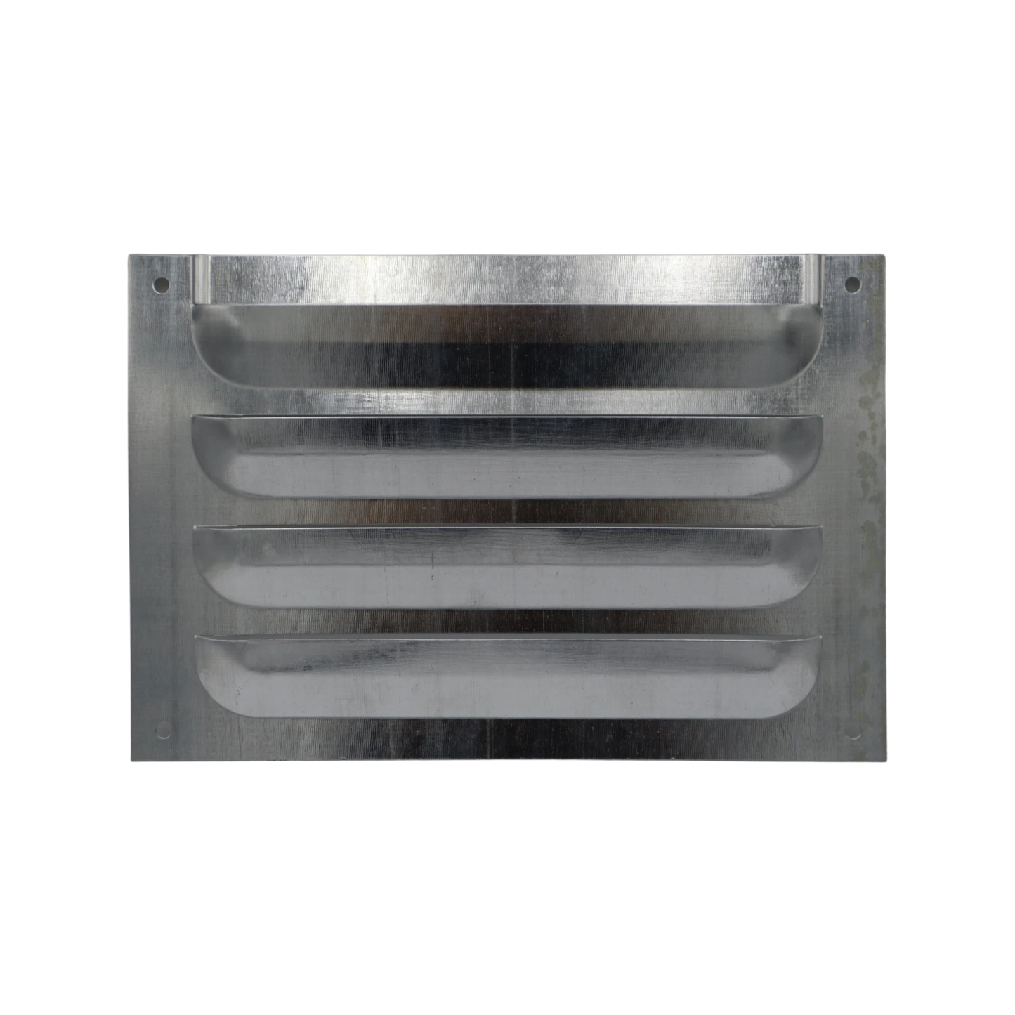 Builders Edge Galvanised Louvred Brick Vent 230x150mm - Corrosion & Pest Prevention