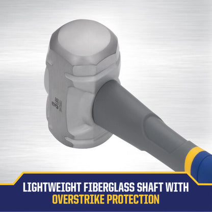 IRWIN 3lb Club Hammer, Durable Fibreglass Core, Comfort Grip, Forged Steel Head