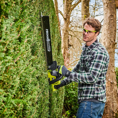 Ryobi 36V Brushless Cordless Hedge Trimmer 65cm, Anti-Jam, Dual-Action Blades