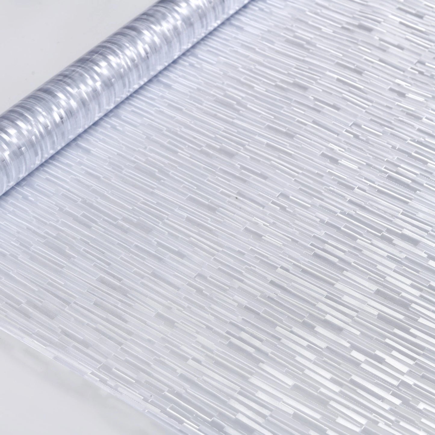 Pillar 0.45 x 2m Lines Static Window Film, Decorative, Reusable, Privacy, Light Filtration