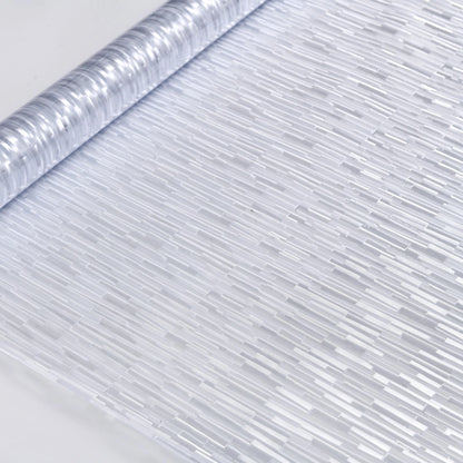 Pillar 0.45 x 2m Lines Static Window Film, Decorative, Reusable, Privacy, Light Filtration