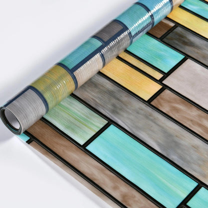 Pillar Static Window Film 0.45 x 2m, Decorative, Adhesive-Free, Reusable, Privacy Enhancing