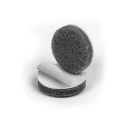 Slipstick 25mm Grey Premium Wool Felt Floor Protection Pads - 16 Pack