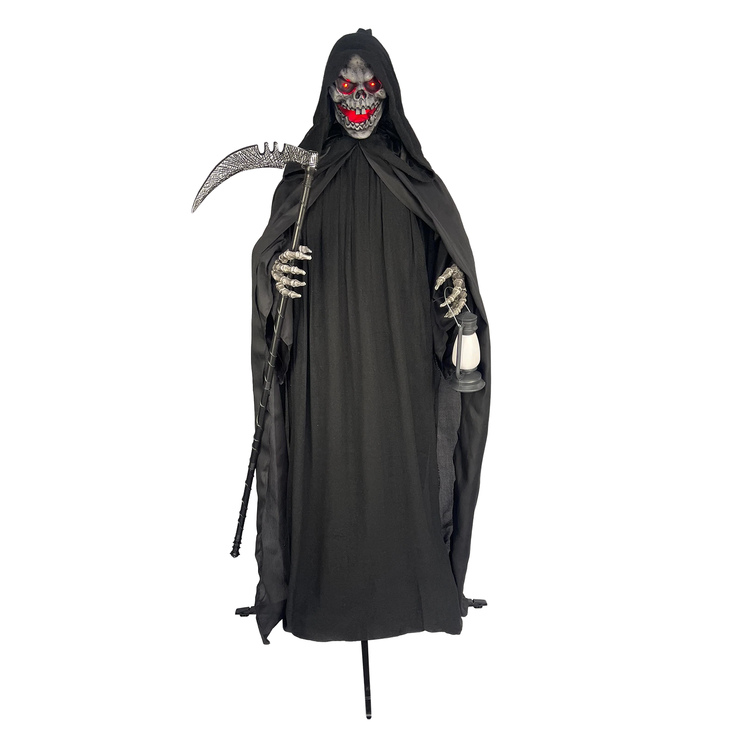 Galah 1.8m Halloween Animatronic Reaper with Voice, Light-Up Eyes, and Movement
