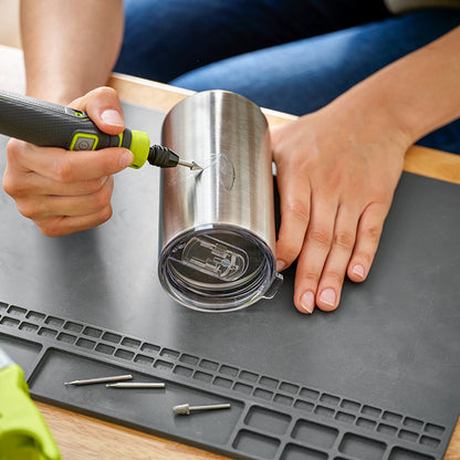 Ryobi 6.4mm Triangle Engraving Burr for Timber, Plastic, Metal - High-Speed Steel, 35,000 RPM