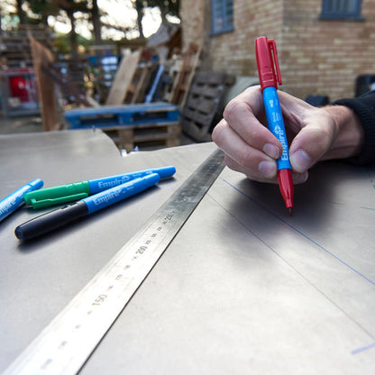 Empire Coloured Fine Marker Pens 4 Pack - Durable, Quick-Dry, Clog-Resistant, Permanent Ink