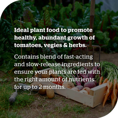 Yates 3kg Dynamic Lifter Plant Food Pellets for Tomatoes, Vegies & Herbs - Fast-Acting, Long-Lasting Fertilizer