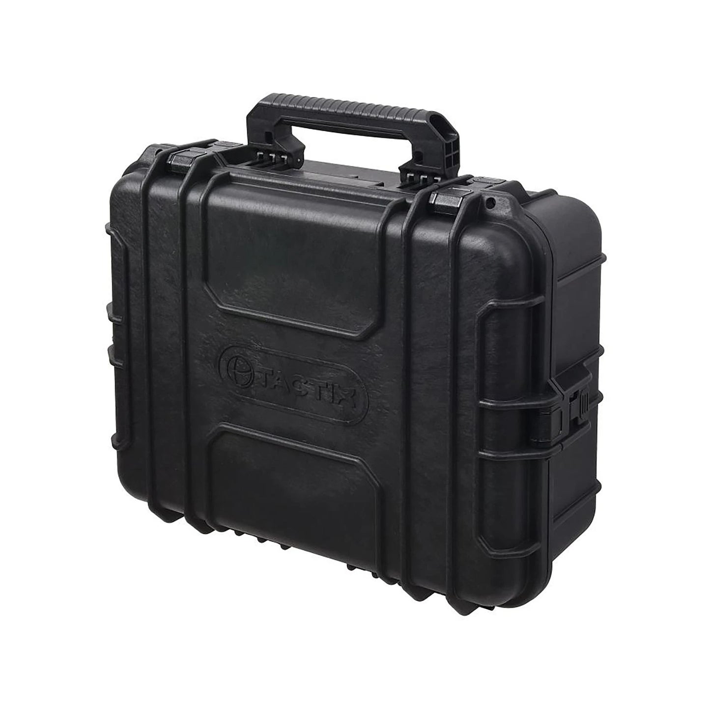 Tactix Black Extra Large Tough Case, IP65 Rated, Heavy Duty, Pressure Relief Valve, Foam Insert