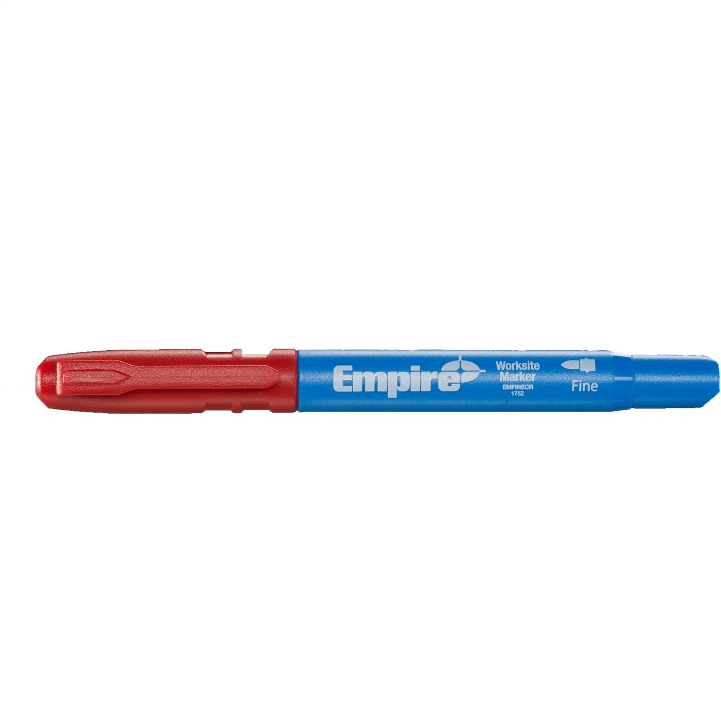 Empire Red Fine Marker Pen - Permanent, Quick-Dry, Clog-Resistant, Versatile Surfaces