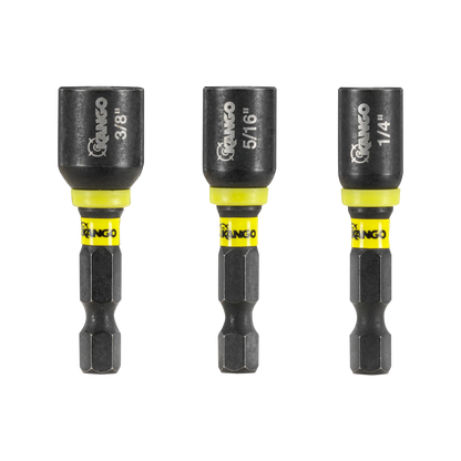 Kango 48mm Hypertorque Nut Setter 3 Pack - Magnetised Tip, HyperTorque Torsion Zone