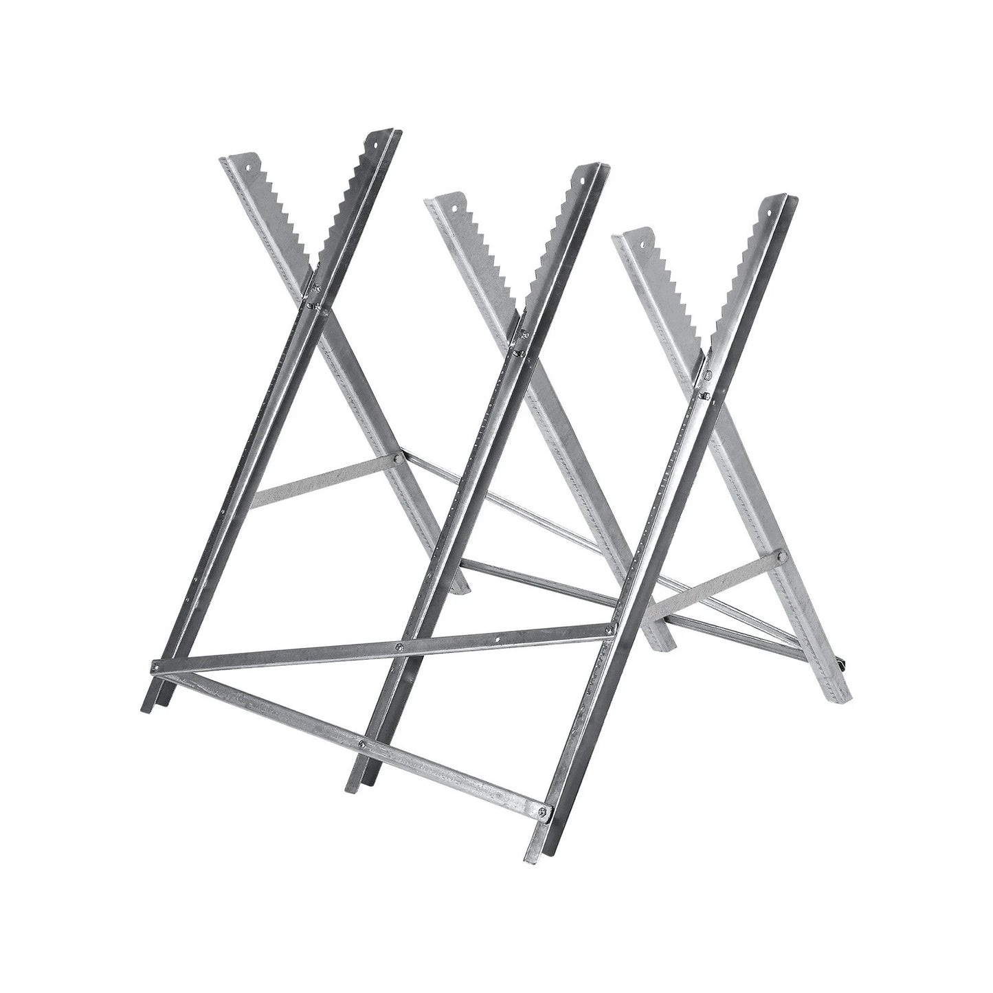 Ozito 250mm Chainsaw Cutting Stand, Adjustable Height, Sturdy, Portable, Rust-Resistant