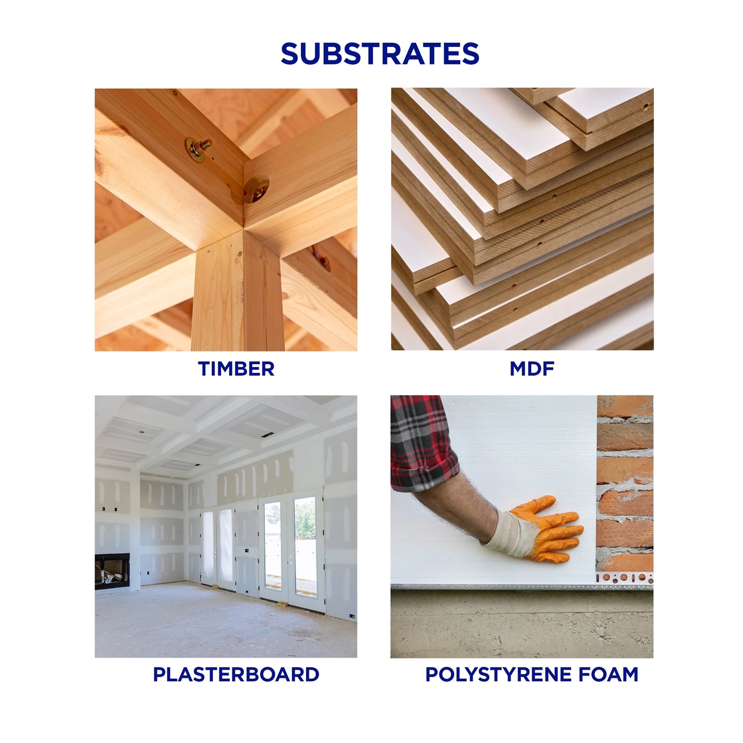 Selleys Liquid Nails Fast Grab Adhesive 420g - Strong, Quick Bond, Indoor Use