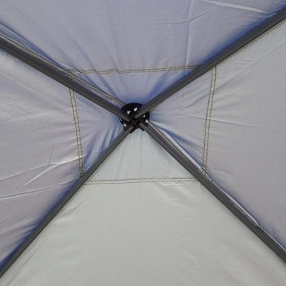 Marquee 3x3m Easy Up Gazebo, Portable, UPF50+ Canopy, Steel Frame, Wheeled Bag
