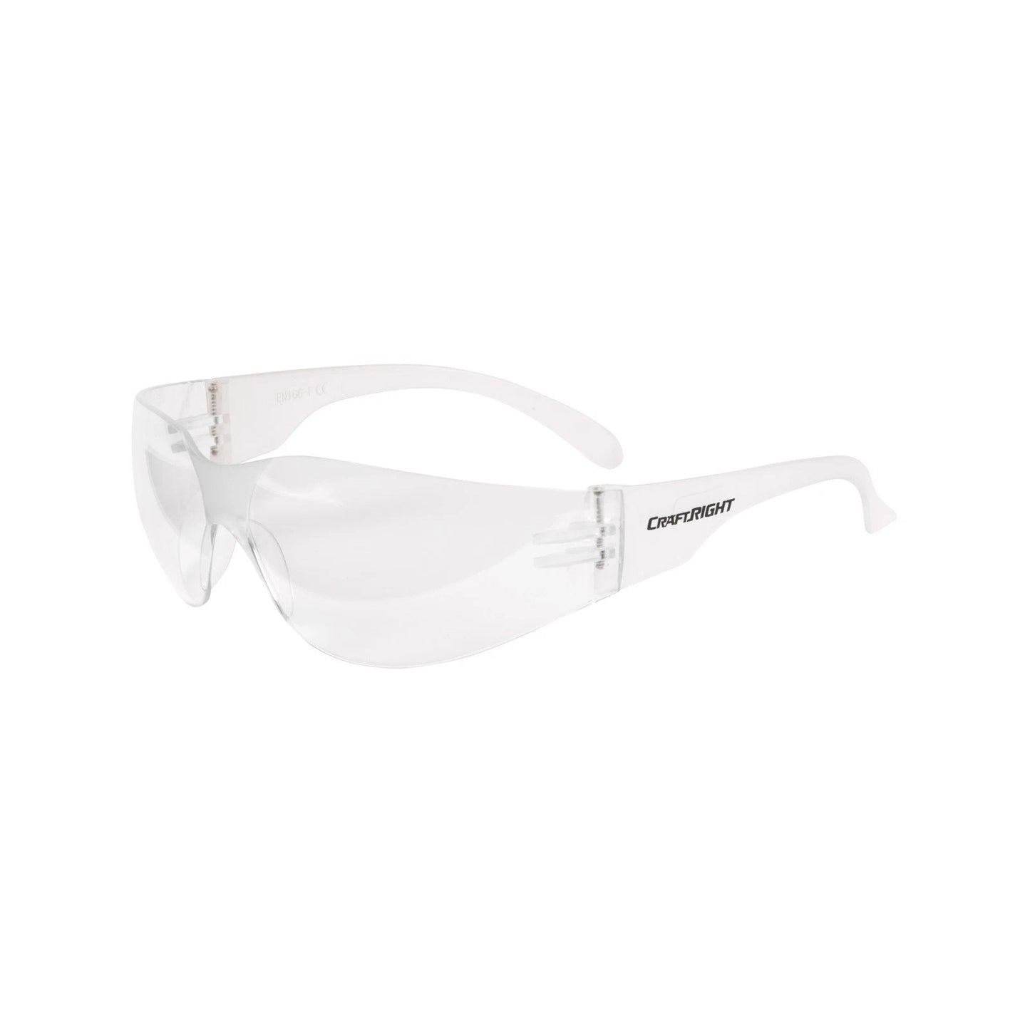 Craftright Clear Safety Glasses, Lightweight, Scratch-Resistant, AS/NZS 1337.1:2010 Certified