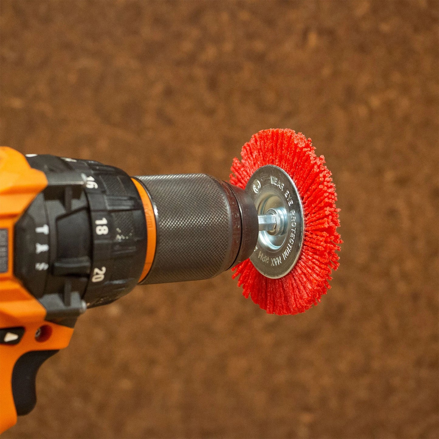 Josco 75mm Abrasive Nylon Wheel Brush for Paint, Rust, Weld Removal