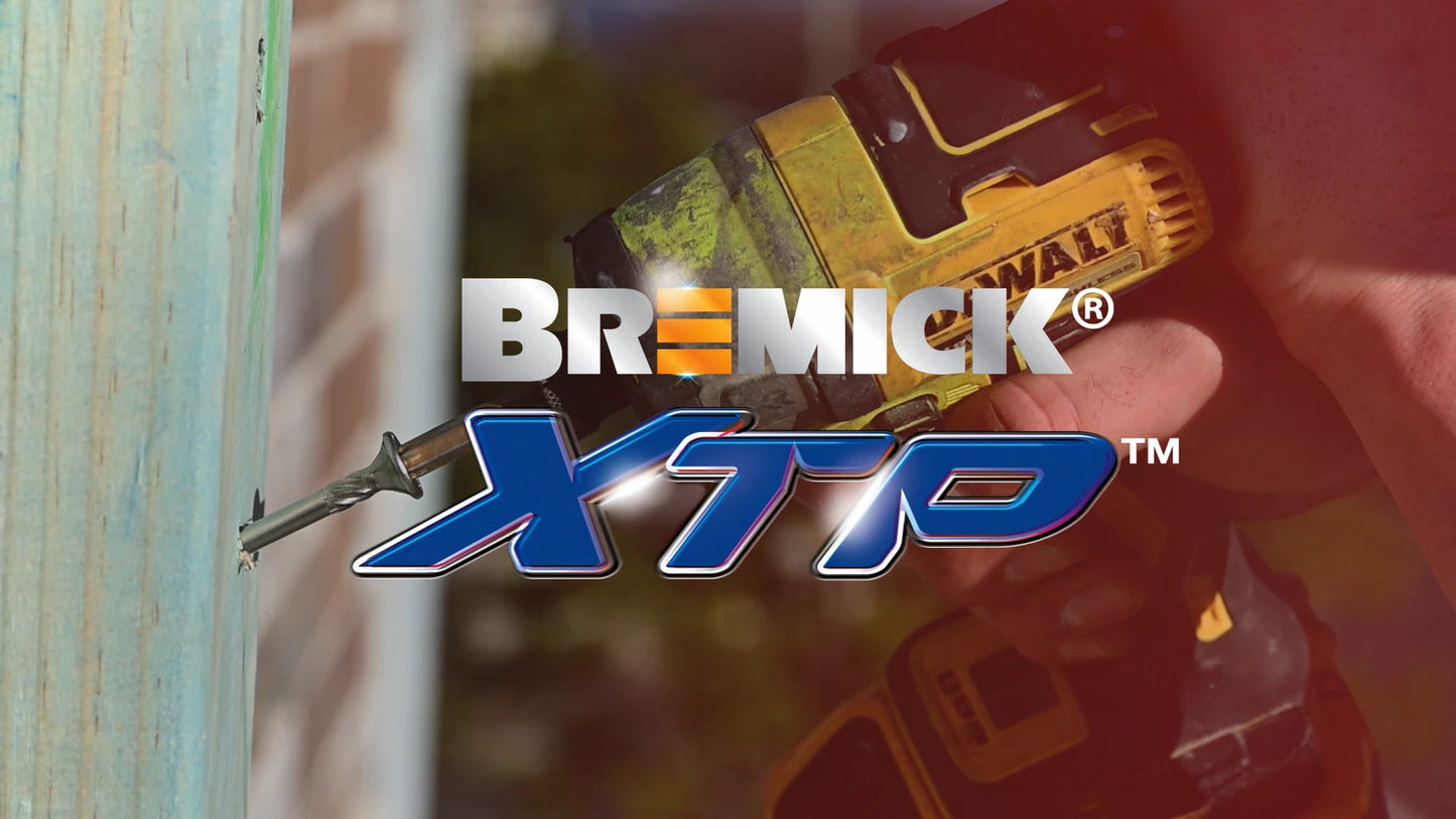 Bremick XTP 14g x 75mm Black T40 Bugle Batten Screws - 100 Pack, Fast Install, Corrosion Resistant