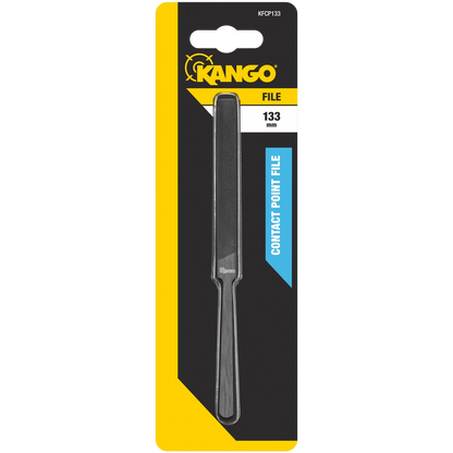 Kango 133mm Contact Point File - Tempered Carbon Steel, Ergonomic Grip, Rust-Resistant