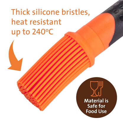 Jumbuck Basting Brush - Heat-Resistant Silicone Bristles, Ergonomic Handle, Dishwasher Safe