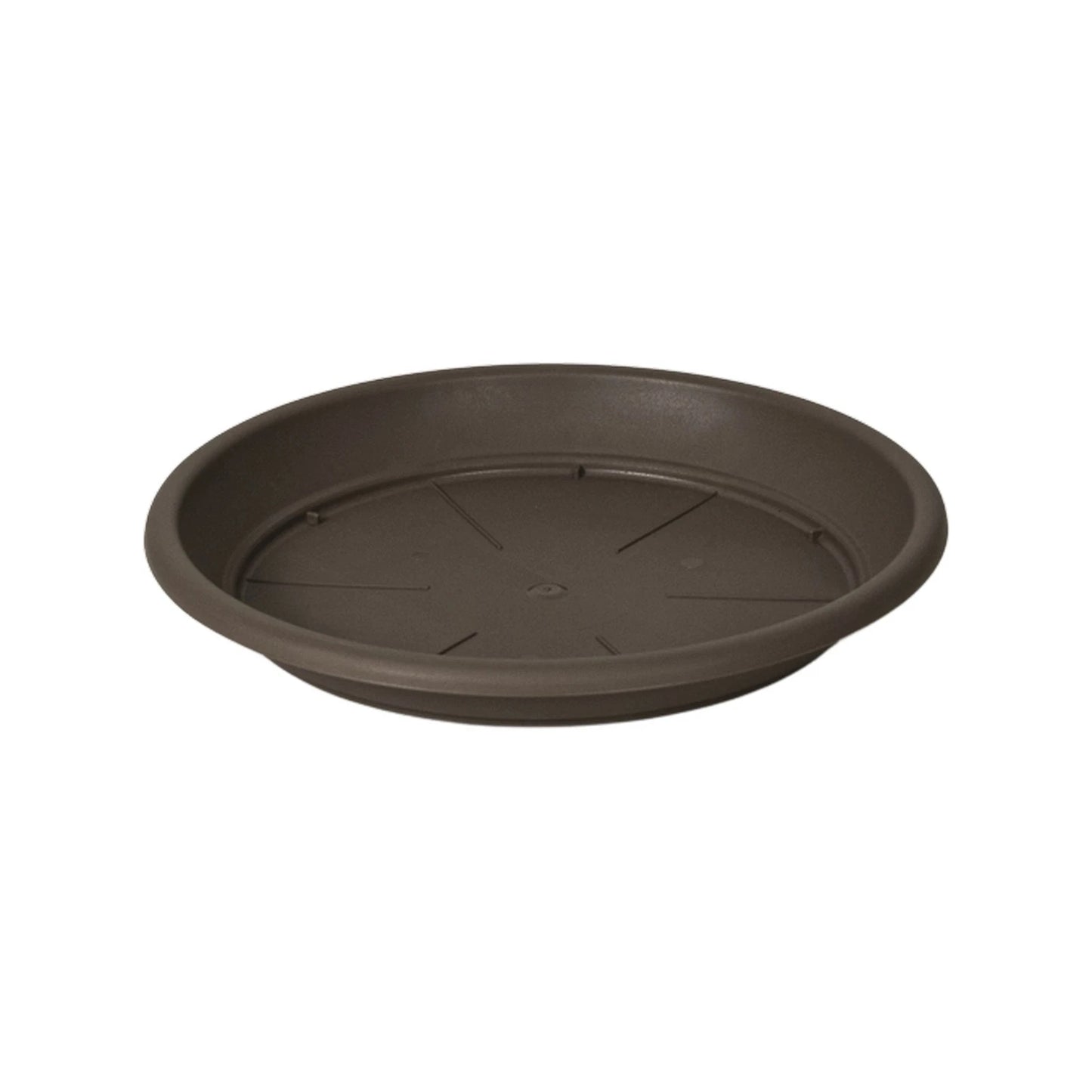 RESPECT 52cm Brown CYLINDA Saucer - Eco-Friendly, Recycled, UV Resistant, Indoor/Outdoor Use