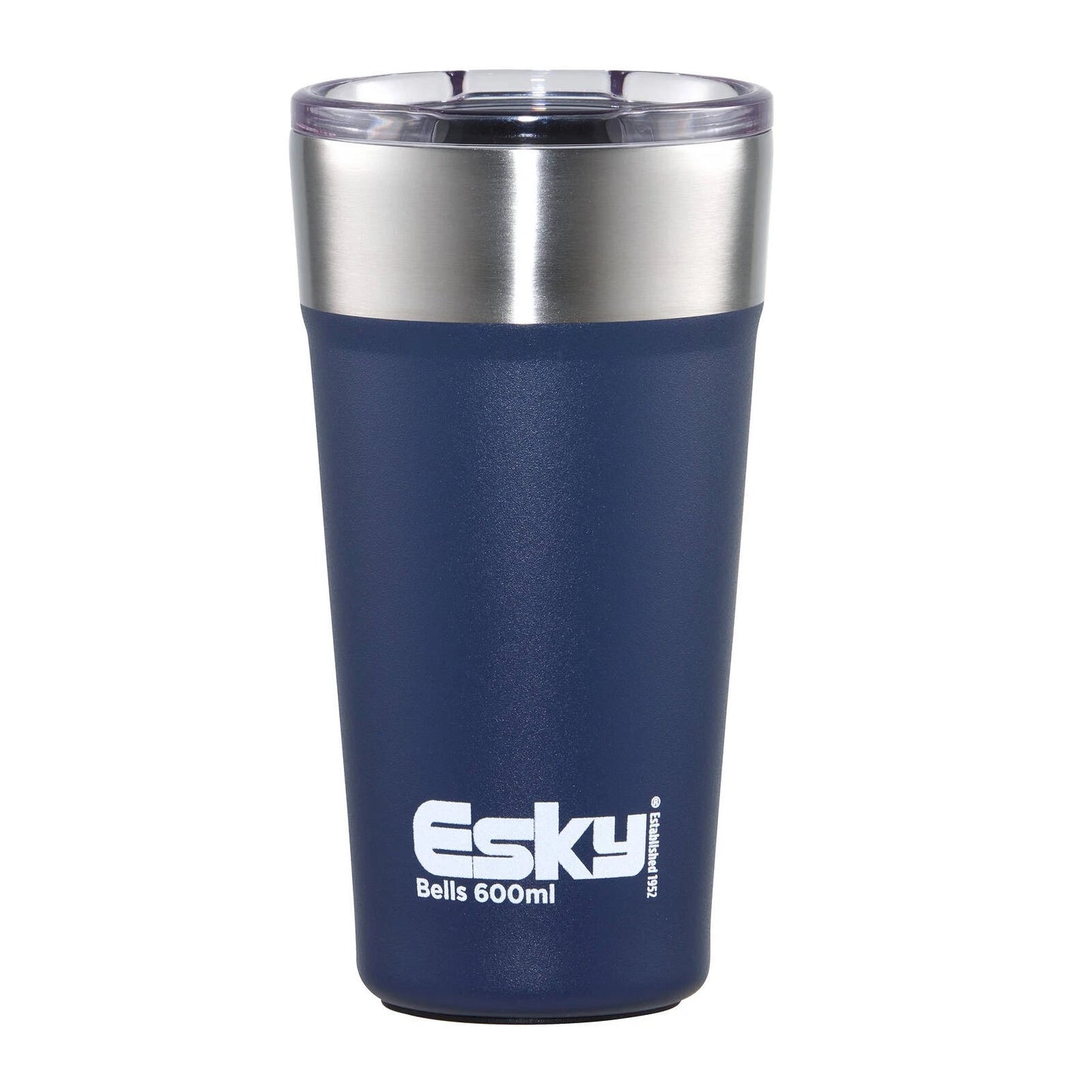 Esky 600ml Coffee Tumbler - Stainless Steel, Double Wall, Splashproof Lid, Built-in Bottle Opener