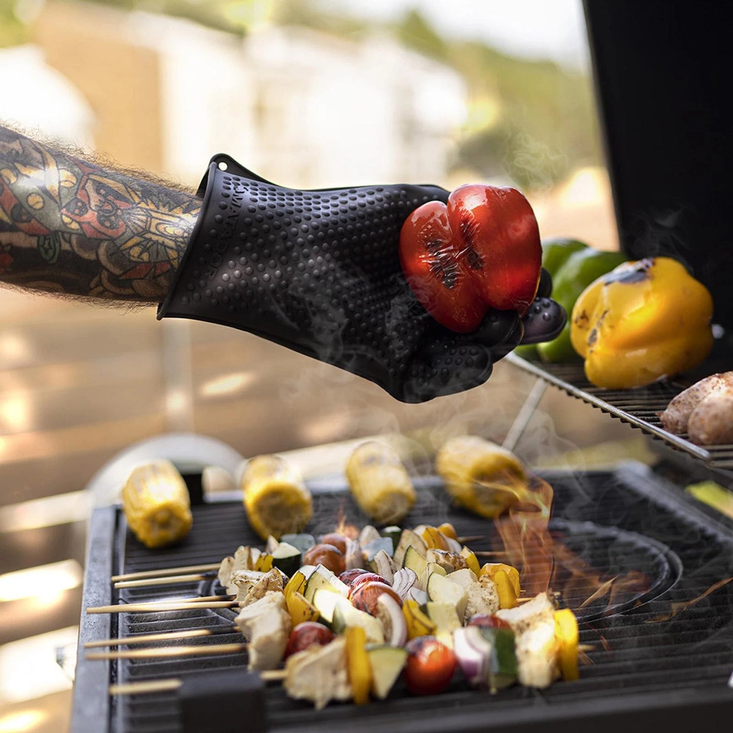 Matador Silicone Pit Gloves - Heat Resistant 250ºC, Food Grade, Durable Cooking Protection