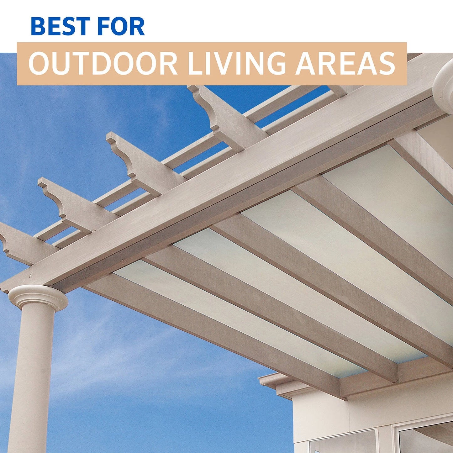 Coolaroo Heavy Duty 1.83x6m Shade Cloth 90% UV Block, Cancer Council Endorsed