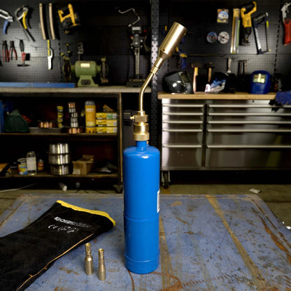Bossweld Propane/Mapp Burner Kit with Adjustable Flame & Multiple Burners