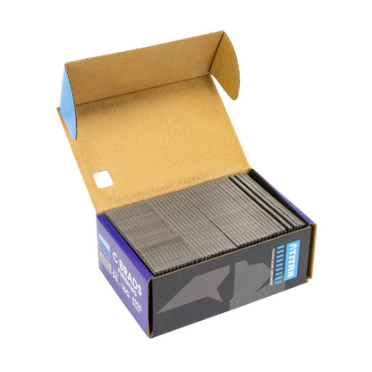 Titan 50x1.6mm Electro Galvanised Straight Nail C Brads, 4000 Pack, Corrosion Resistant