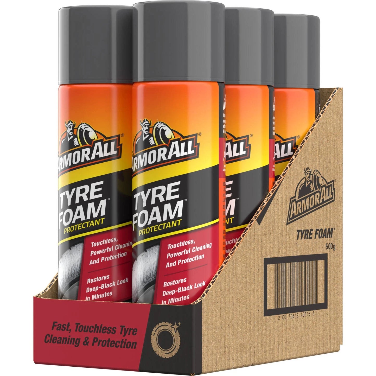 Armor All 500g Tyre Foam - Cleans, Shines & Protects Tyres Effortlessly