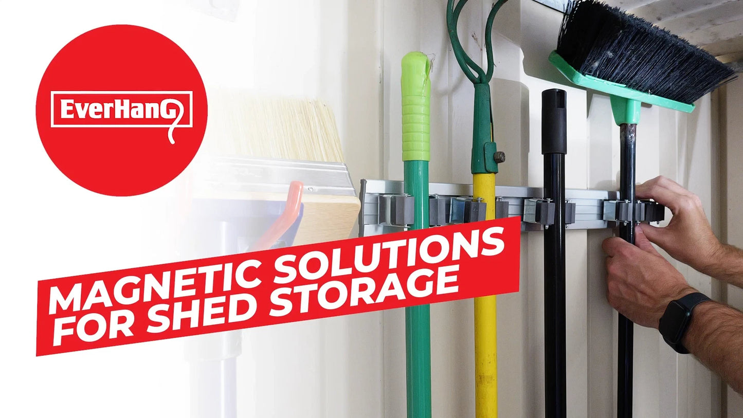 Everhang 50mm Chrome Round Base Magnet, Powerful Hold, Durable, Silver