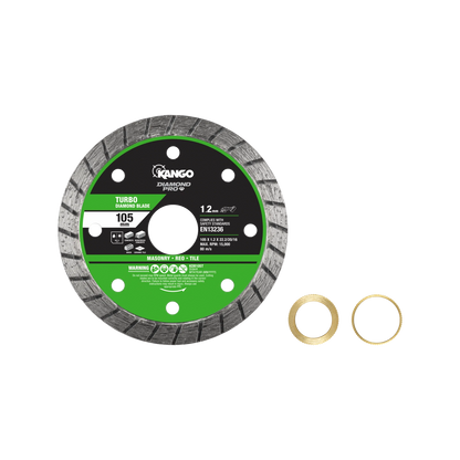 Kango 105mm Turbo Diamond Saw Blade - Versatile, Durable, Fast & Precise Cuts