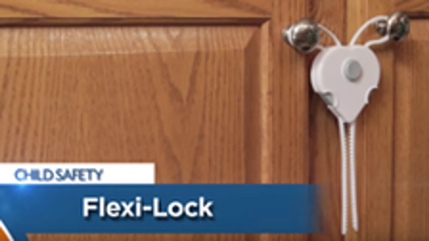 Dreambaby Child Safety Cabinet Flexi-Lock, Multi-Touch Release, Child-Resistant, White/Grey